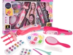 Sada na copánky s vlasovou bižuterií pro děti