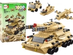 Stavebnice vojenský písečný tank 1000 dílků