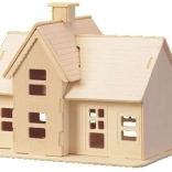 Dřevěné 3D puzzle Bagr