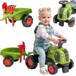 odrážedlo FALK CLAAS Arion se závěsným vozíkem a sadou do písku