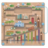 Magnetická dřevěná hrací deska City