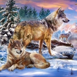 Puzzle 500 dílků Wolfish Wonderland