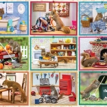 Puzzle Veverky Doma COBBLE HILL 1000 Dílků