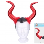 Čertovské rohy s čelenkou