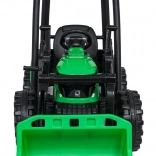 elektrický traktor s přívěsem mega d68 zelený