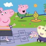 Minipuzzle 54 dílků PEPPa PIG – Šťastný den
