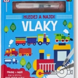 Malování vodou: Vlaky