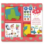 Samolepkový set Roztomilá autíčka