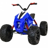 Dětská čtyřkolka Lucky Seven modrá s LED světly a MP3 USB