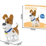 Stavebnice 1930 dílků – pes JACK RUSSELL