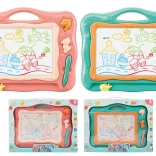 Dětská magnetická kreslící tabulka s perem a razítky