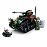 Sluban Model Bricks malý tank Wiesel 2v1 stavebnice