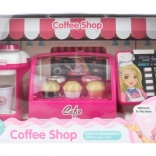 Dětská kavárna na baterie s doplňky