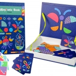 Magnetická kniha Karty Tvary 84 magnetů