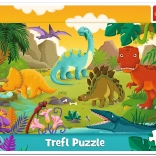Puzzle Dinosauři pro Děti 15 Dílů