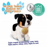 Interaktivní pejsek Ťapka 23 cm černobílý