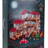 Mega magický domek pro panenky s doplňky, 251 dílů