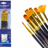 Sada štětců pro umělce - 7 tvarů