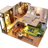 Miniatura domečku Romantický skandinávský styl 2Kids Toys