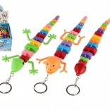 Svítící klíčenka ještěrka/chameleon/had 28 cm z plastu