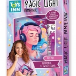Diář Magic Light Music s LED světýlky a tajným inkoustem
