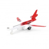 kovové tahací letadélko s hudbou a světly