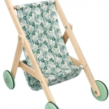 Lehký dřevěný kočárek pro panenky