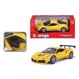 Kovový model Bburago 1:24 Ferrari 488 Challenge žlutý