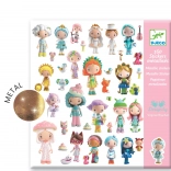 DJECO Metalické samolepky Tinyly