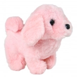 Interaktivní chodící pejsek růžový – štěká a vrtí ocáskem