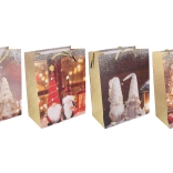 dárková taška vánoční S 23 × 18 × 10 cm
