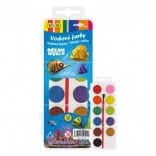 Vodové barvy Ocean World se štětcem