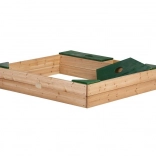 Dřevěná pískoviště AXI s úložným prostorem a plachtou