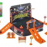 Garážová hračka s autem Welly Porsche