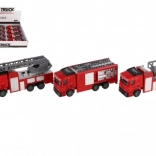 Hasičské auto na zpětný chod Tedies