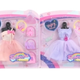 Šatičky pro panenku s doplňky