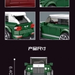 Stavebnice zelené auto 443 dílků MOULD KING