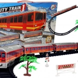 Dětský Elektrický Vlakový Set Se Zvukovými a Světelnými Efekty