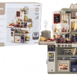 Dětská kuchyňka se světly, zvuky a párou, 88 dílů