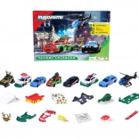 Majorette adventní kalendář s kovovými autíčky a doplňky (24 překvapení)
