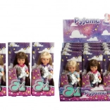 Panenka Evička v pyžamu s jednorožcem 12 cm