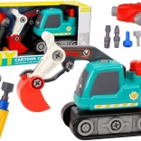 Dětská pásová koparka k rozebírání DIY – Turkusowa