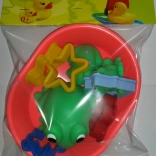 Dětská sada do vany s vaničkou, hvězdičkami a vykrajovátky