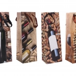 Dárková taška na láhev střední, 12 × 35 × 10 cm, celoroční