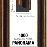 Rám na puzzle 96 × 34 cm hnědý