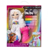 Rainbow High Airbrush panenka s doplňky – zelené oči