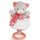 Plyšová hudební kočička DOUDOU 20 cm