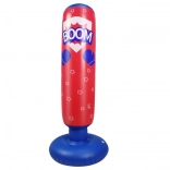 Nafukovací boxovací pytel červeno-modrý 125 cm