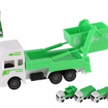 Městské služby plastové autíčko 12cm s funkcí zpětného natažení