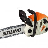 Dětská motorová pila s bezpečnostními brýlemi